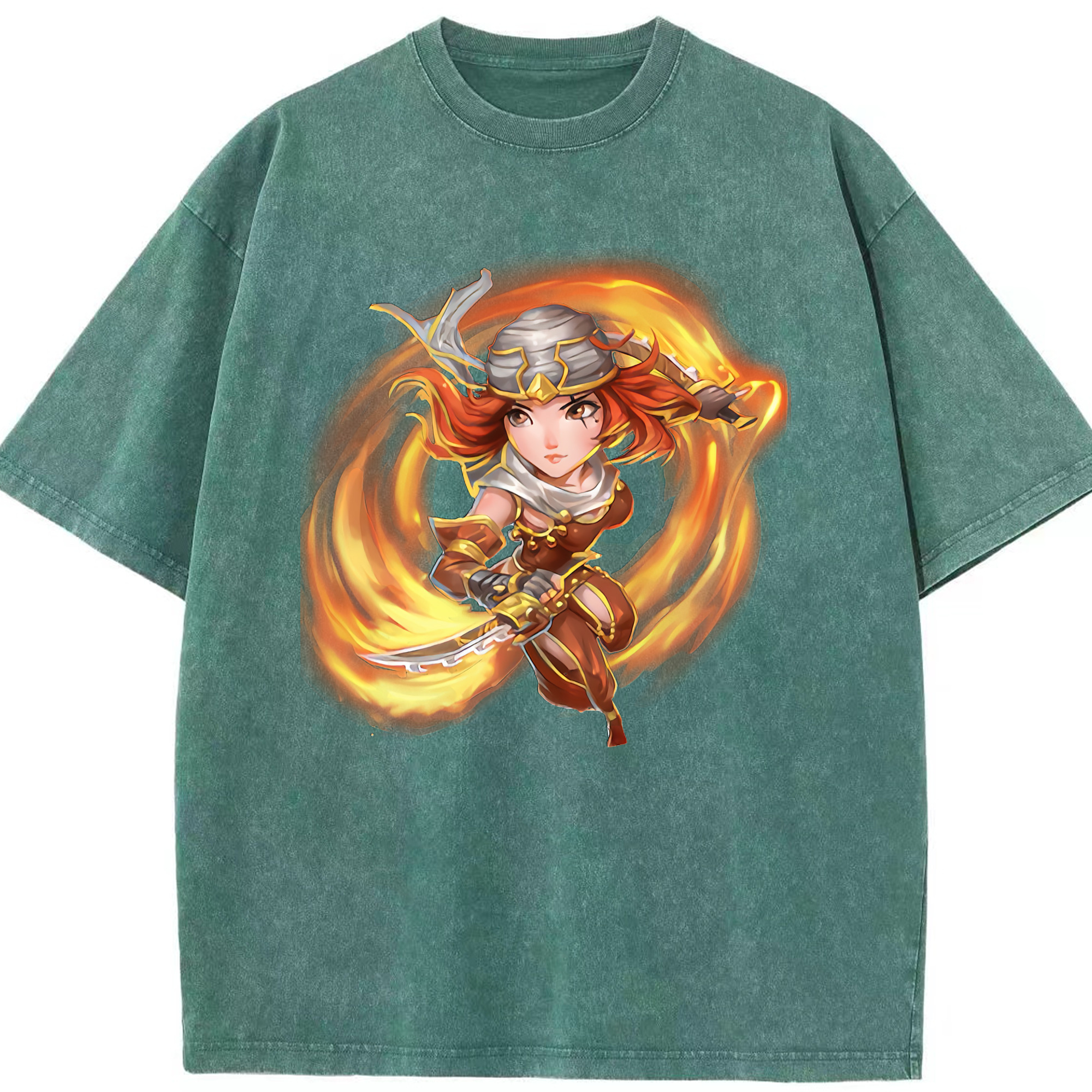 リーグ・オブ・レジェンド League of Legends LOL 綿100% ヴィンテージ風 半袖Tシャツ（フロントプリント）
